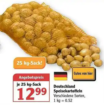 Globus Deutschland Speisekartoffeln Angebot