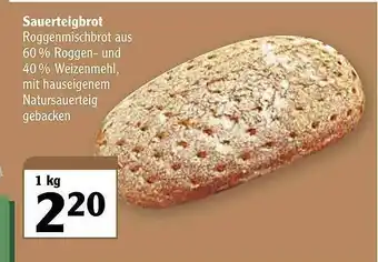 Globus Sauerteigbrot Angebot