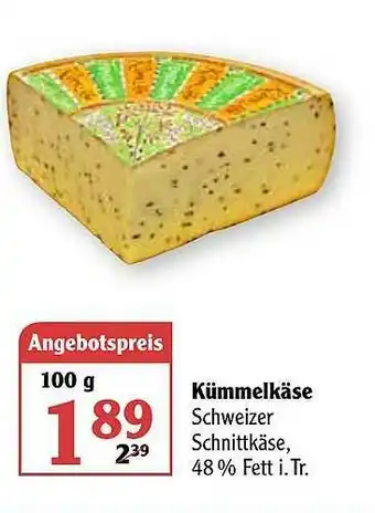 Globus Kümmelkäse Angebot