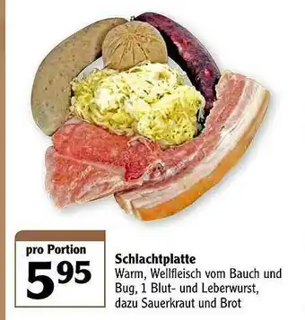 Globus Schlachtplatte Angebot