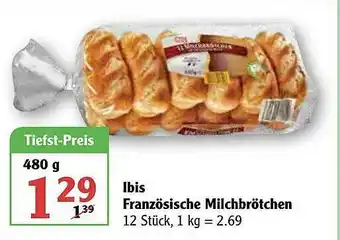 Globus Ibis Französische Milchbrötchen Angebot