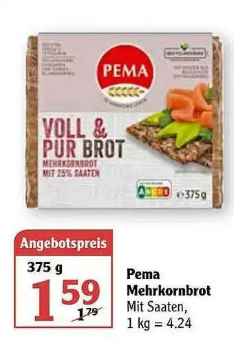 Globus Pema Mehrkornbrot Angebot