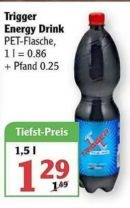 Globus Trigger Energy Drink Angebot