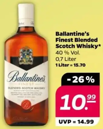 NETTO Ballantine's Finest Blended Scotch Whisky 0,7 Liter Angebot