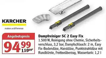 Globus Kärcher Dampfreiniger SC 2 Easy Fix Angebot