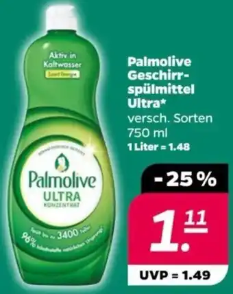 NETTO Palmolive Geschirrspülmittel Ultra 750 ml Angebot