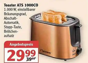 Globus Toaster ATS 1000C0 Angebot