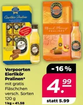 NETTO Verpoorten Eierlikör Pralinen 120 g Angebot