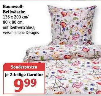 Globus Baumwoll Bettwasche Angebot