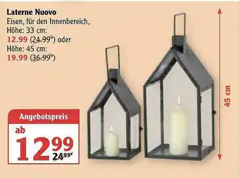 Globus Laterne Nuovo Angebot