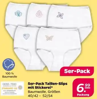 NETTO 5er-Pack Taillen-Slips mit Stickerei Angebot