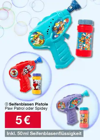 Woolworth Seifenblasen Pistole Angebot