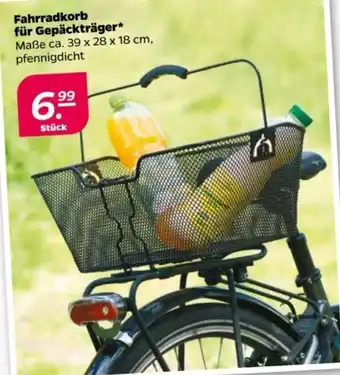 NETTO Fahrradkorb für Gepäckträger Angebot