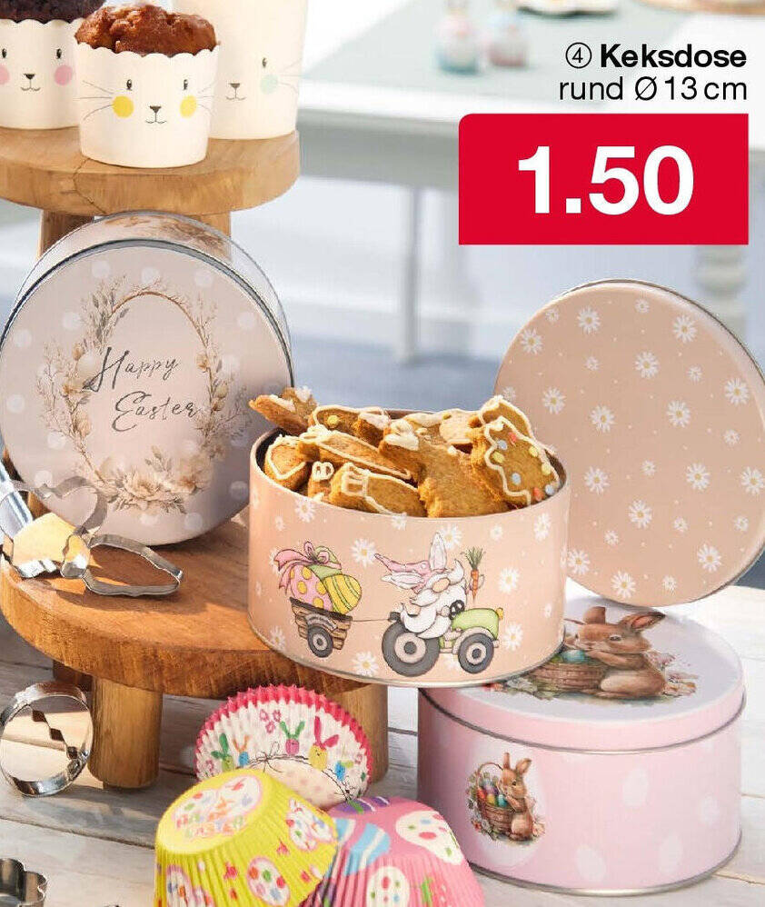 Keksdose rund Ø13 cm Angebot bei Woolworth