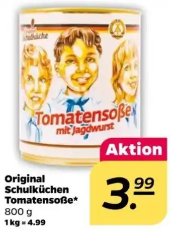 NETTO Original Schulküchen Tomatensoße 800 g Angebot