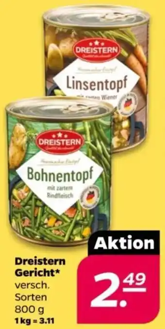 NETTO Dreistern Gericht 800 g Angebot