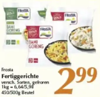 inkoop Frosta Fertiggerichte 450/500g Beutel Angebot