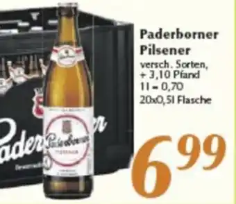 inkoop Paderborner Pilsener 20x0,5 L Flasche Angebot