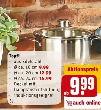 REWE PETZ Topf Angebot