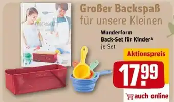 REWE PETZ Wunderform Back Set für Kinder Angebot