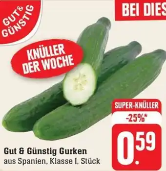 Schmidt's Märkte Gut & Günstig Gurken Angebot