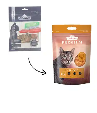 Dehner Dehner Premium Katzensnack Carpaccio, 40 g Angebot