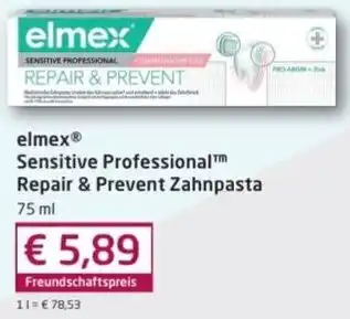 Sabelus XXL elmex Sensitive Professiona Repair & Prevent Zahnpasta 75 ml Angebot