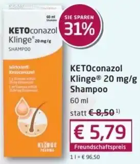 Sabelus XXL KETOconazol Klinge 20 mg/g Shampoo 60 ml Angebot