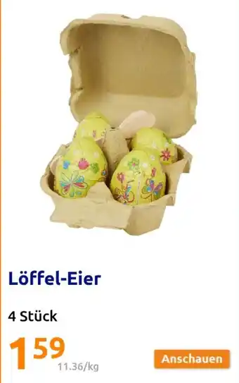 Action Löffel-Eier 4 Stück Angebot