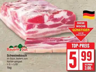 Edeka Bauern Gut Schweinebauch 1kg Angebot