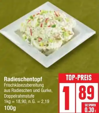 Edeka Radieschentopf 100 g Angebot