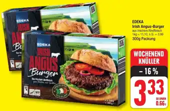 Edeka EDEKA Irish Angus-Burger 300 g Packung Angebot