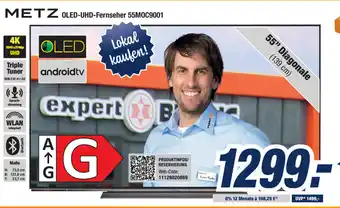 Expert Bening METZ OLED UHD Fernseher 55MOC9001 Angebot