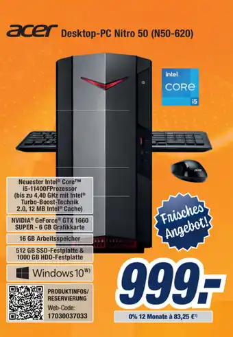 Expert Bening Acer Desktop PC Nitro 50 (N50-620) Angebot