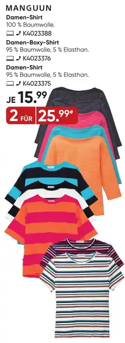 Galeria MANGUUN Damen-Shirt Angebot