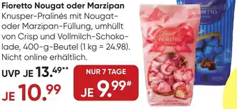 Galeria Lindt Fioretto Nougat oder Marzipan 400 g Beutel Angebot