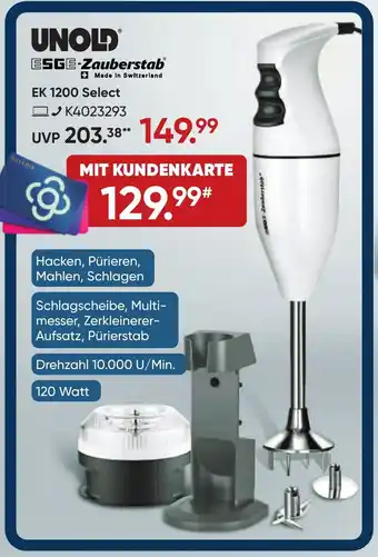 Galeria UNOLD ESGE-Zauberstab EK 1200 Select Angebot