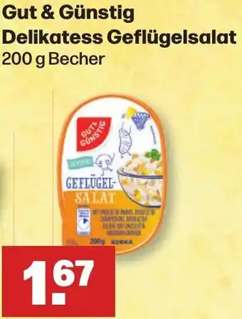 Handelshof Gut & Günstig Delikatess Geflügelsalat 200 g Becher Angebot