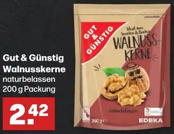 Handelshof Gut & Günstig Walnusskerne 200 g Packung Angebot