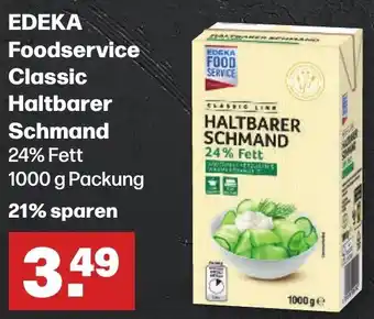 Handelshof EDEKA Foodservice Classic Haltbarer Schmand 1000 g Packung Angebot