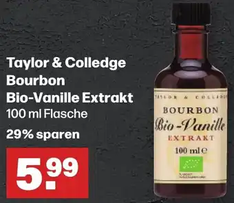 Handelshof Taylor & Colledge Bourbon Bio-Vanille Extrakt 100 ml Flasche Angebot