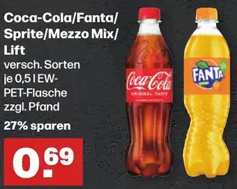 Handelshof Coca-Cola/Fanta/ Sprite/Mezzo Mix/ Lift 0,5 L Angebot