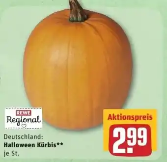 REWE Center Halloween Kürbis Angebot