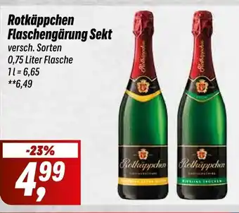 Simmel Rotkäppchen Flaschengärung Sekt 750ml Angebot