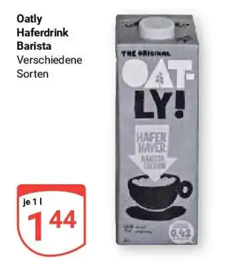 Globus Oatly Haferdrink Barista Verschiedene Sorten je 11 Angebot