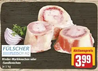 REWE Center Rinder Markknochen oder Sandknochen 1kg Angebot