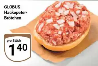 Globus GLOBUS Hackepeter-Brötchen pro Stück Angebot