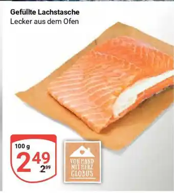 Globus GLOBUS Gefüllte Lachstasche Lecker aus dem Ofen 100 g Angebot