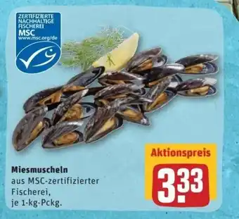 REWE Center Miesmuscheln 1kg Angebot