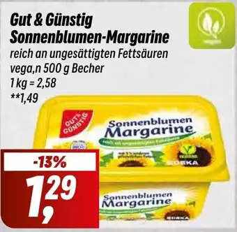 Simmel Gut & Günstig Sonnenblumen-Margarine 500g Angebot